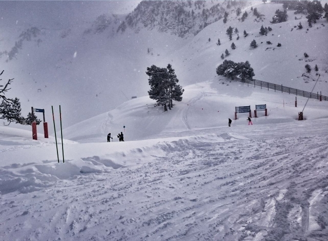  Il neige sur les pistes de Baqueira 